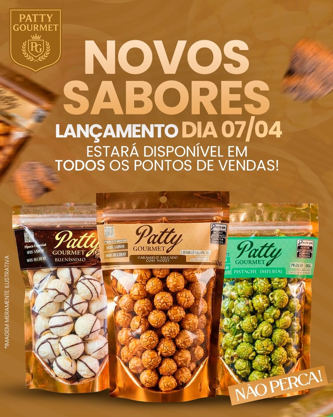 Pipoca Bueníssimo Patty Gourmet
